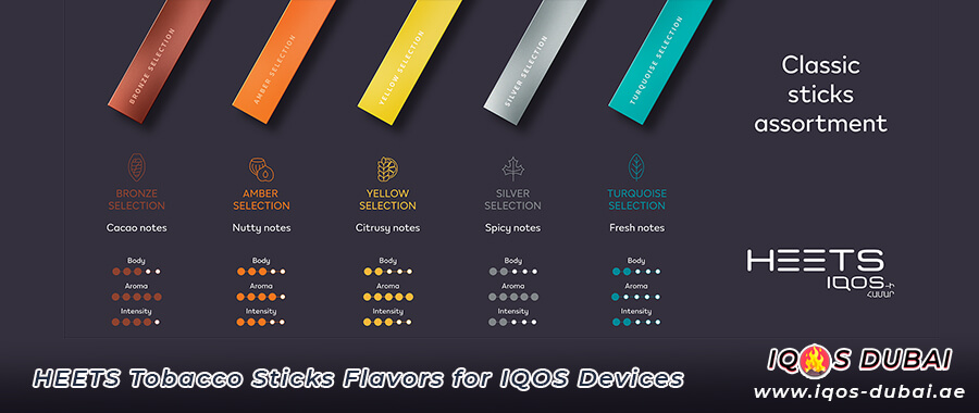 HEETS Tobacco Sticks Flavors for IQOS Devices